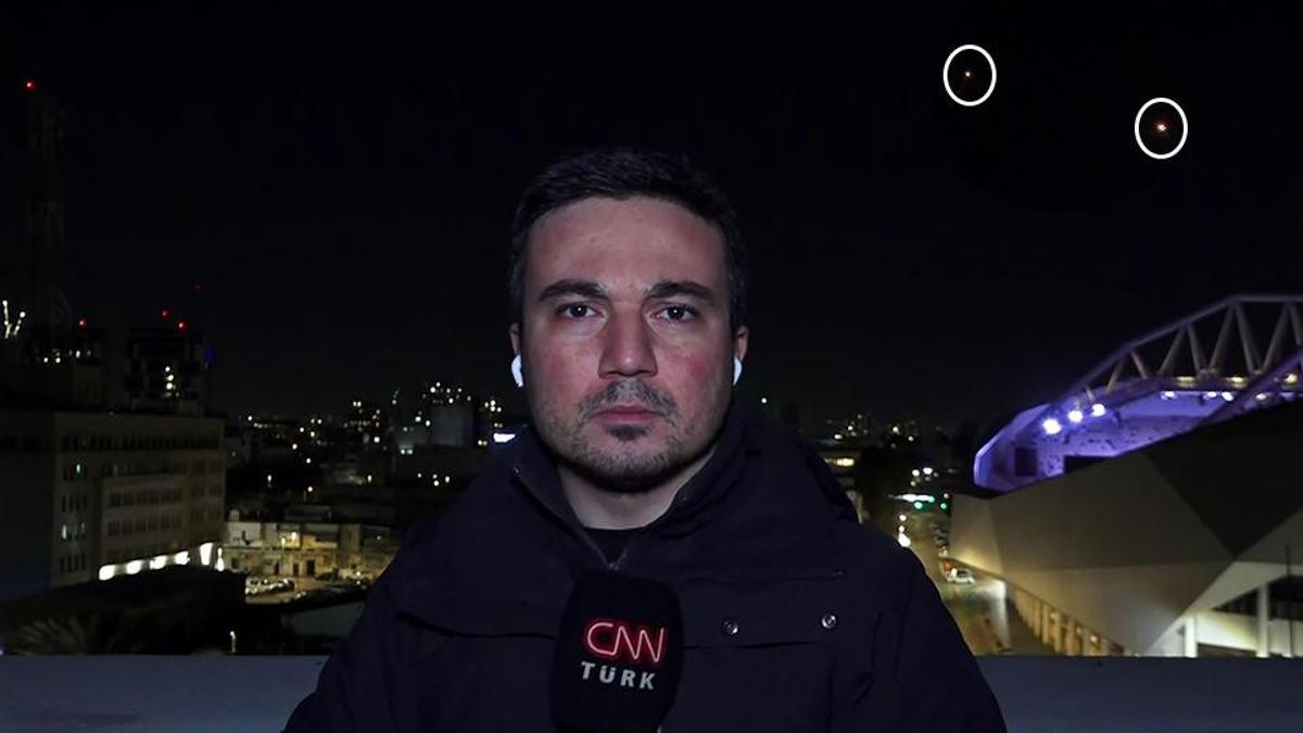 Demir Kubbenin İran füzesini ıskalama anı CNN TÜRKte
