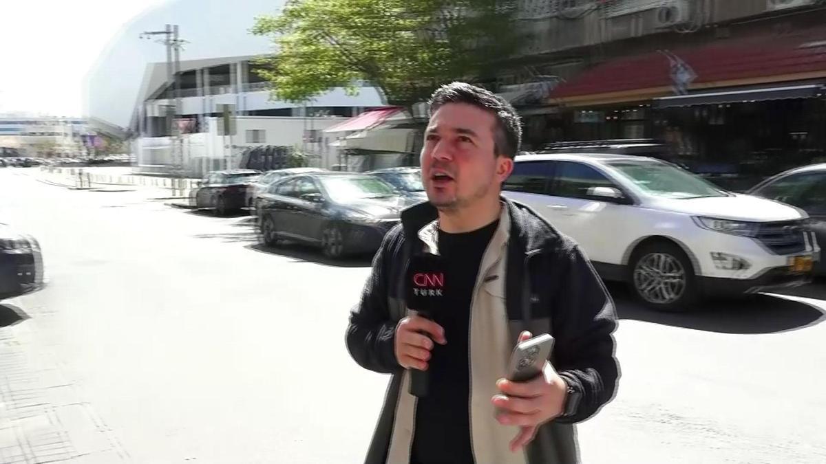 CNN TÜRK bölgede: Sirenler çaldı, İsrailliler sığınağa kaçtı
