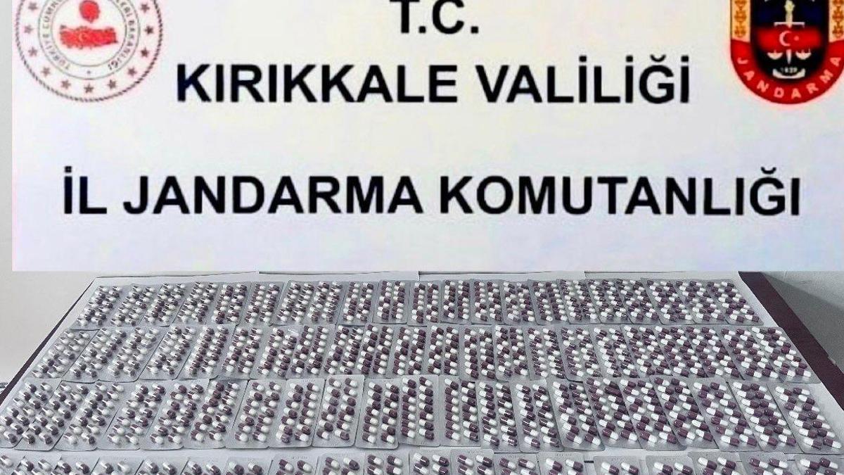 Kırıkkale'de 1161 sentetik hap ele geçirildi