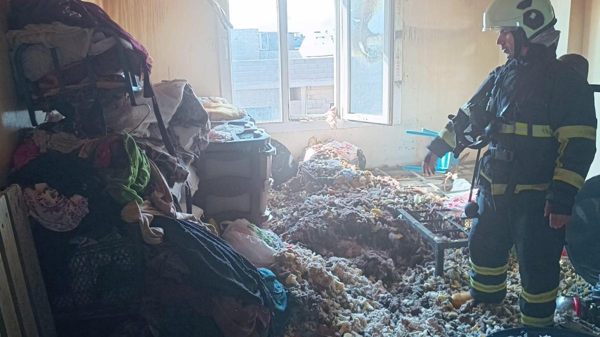 Mardinde müstakil evde çıkan yangın söndürüldü