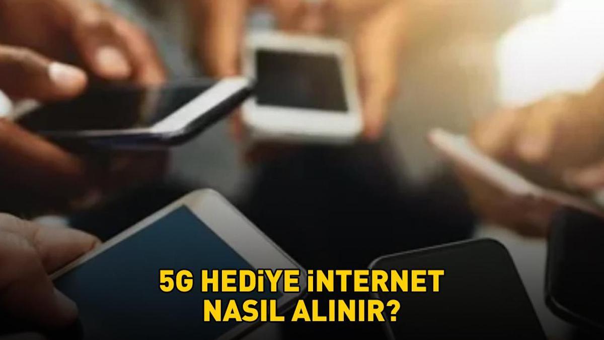 TÜRK TELEKOM, TURKCELL, VODAFONE 5G HEDİYE İNTERNET | Turkcell 5 Kat, Türk Telekom ve Vodafone 50 GB hediye internet nasıl alınır? Yüksek hız, geniş kapasite!