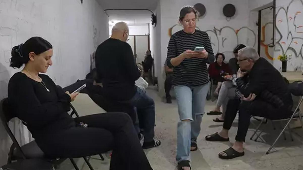 İsrail'de panik sürüyor! Sirenler susmuyor, halk sığınaklarda bekliyor