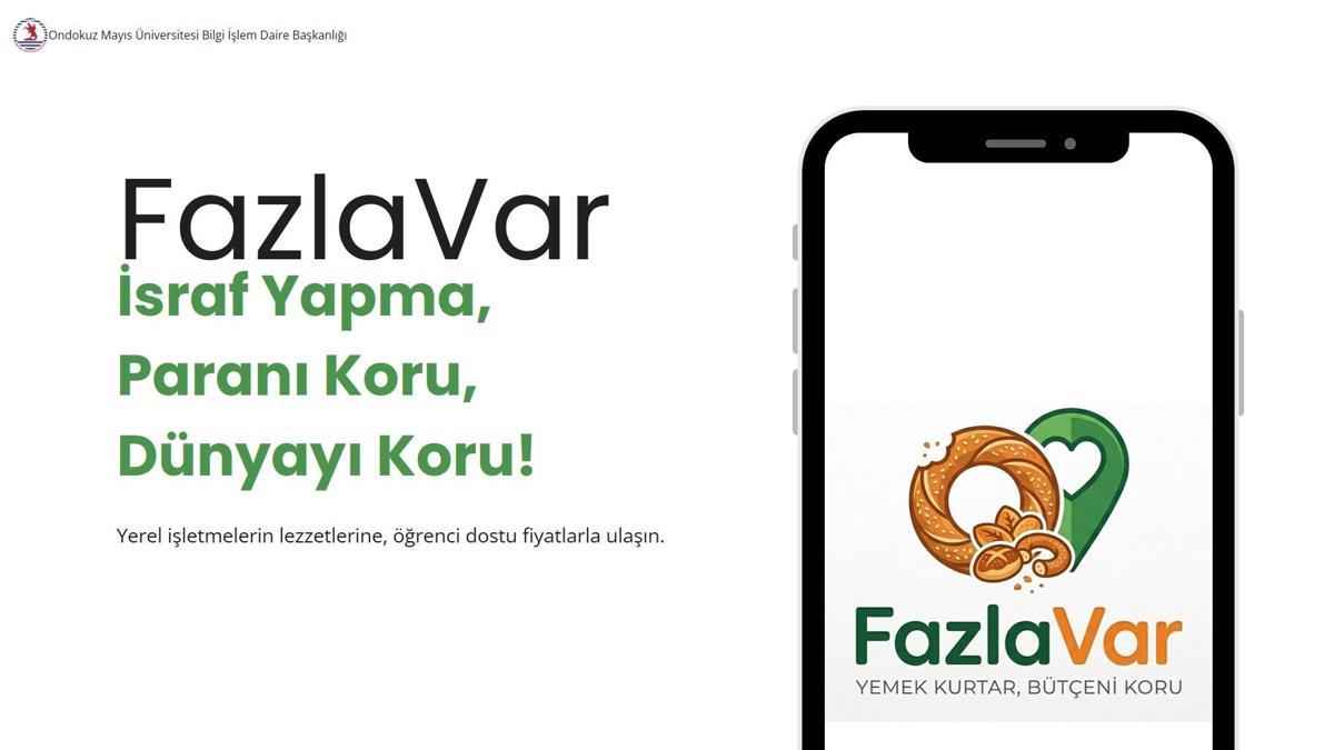 Samsundan gıda israfına karşı yerli yazılım: Fazla Var