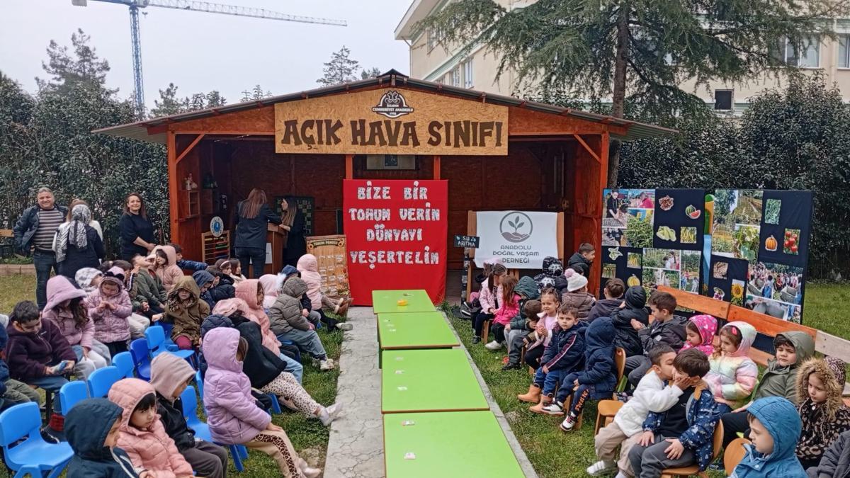 Samsunda öğrenciler ata tohumu ve doğal yaşamla buluştu