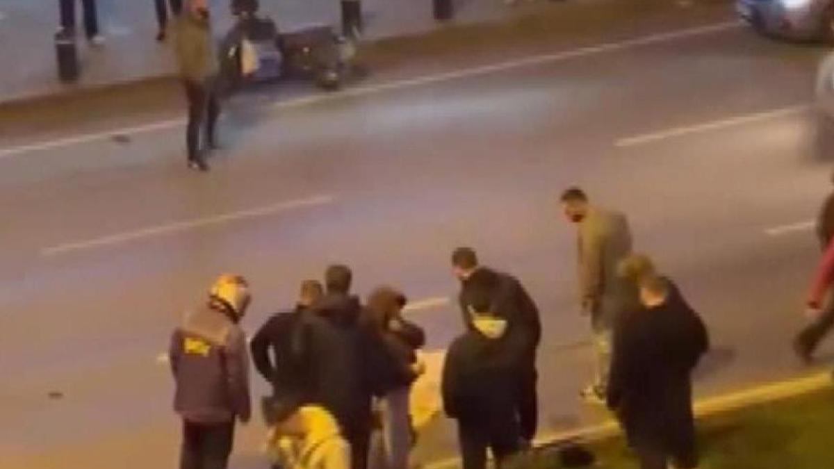 Ümraniye'de otomobilin çarptığı yaya hayatını kaybetti