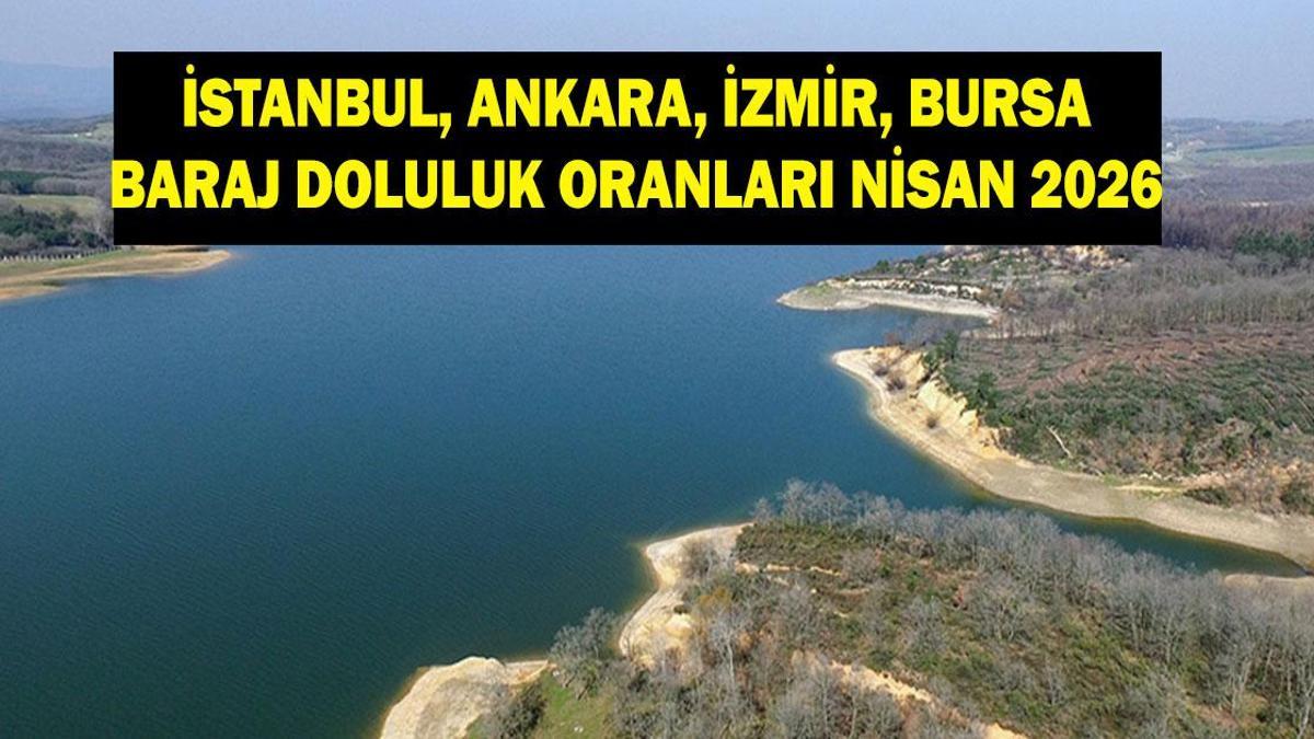 BARAJ DOLULUK ORANLARI 5 NİSAN: İstanbul, Ankara, İzmir, Bursa barajlarında son durum ne? Ömerli, Tahtalı, Akyar barajı doluluk oranları