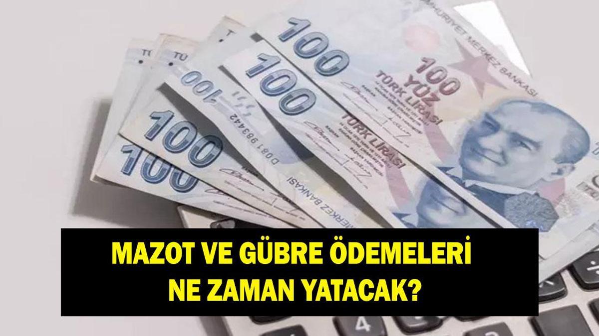 MAZOT GÜBRE DESTEĞİ ÖDEME TARİHİ NİSAN 2026: Mazot ve gübre desteği ne zaman yatacak? Tarımsal destek ödemeleri yattı mı? Çiftçi destek ödemesi sorgulama ekranı