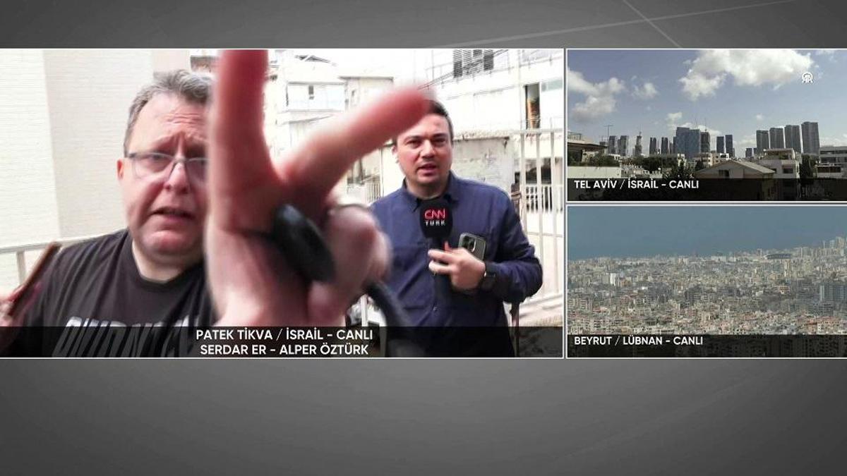 İsraillilerden CNN TÜRK'e müdahale! İşte o anlar...