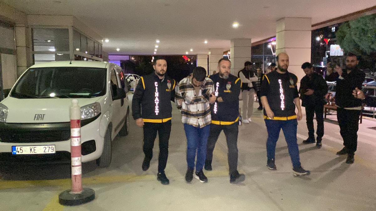 Manisada cinayet zanlısını 1200 saat güvenlik kamerası kaydı incelenerek yakalandı