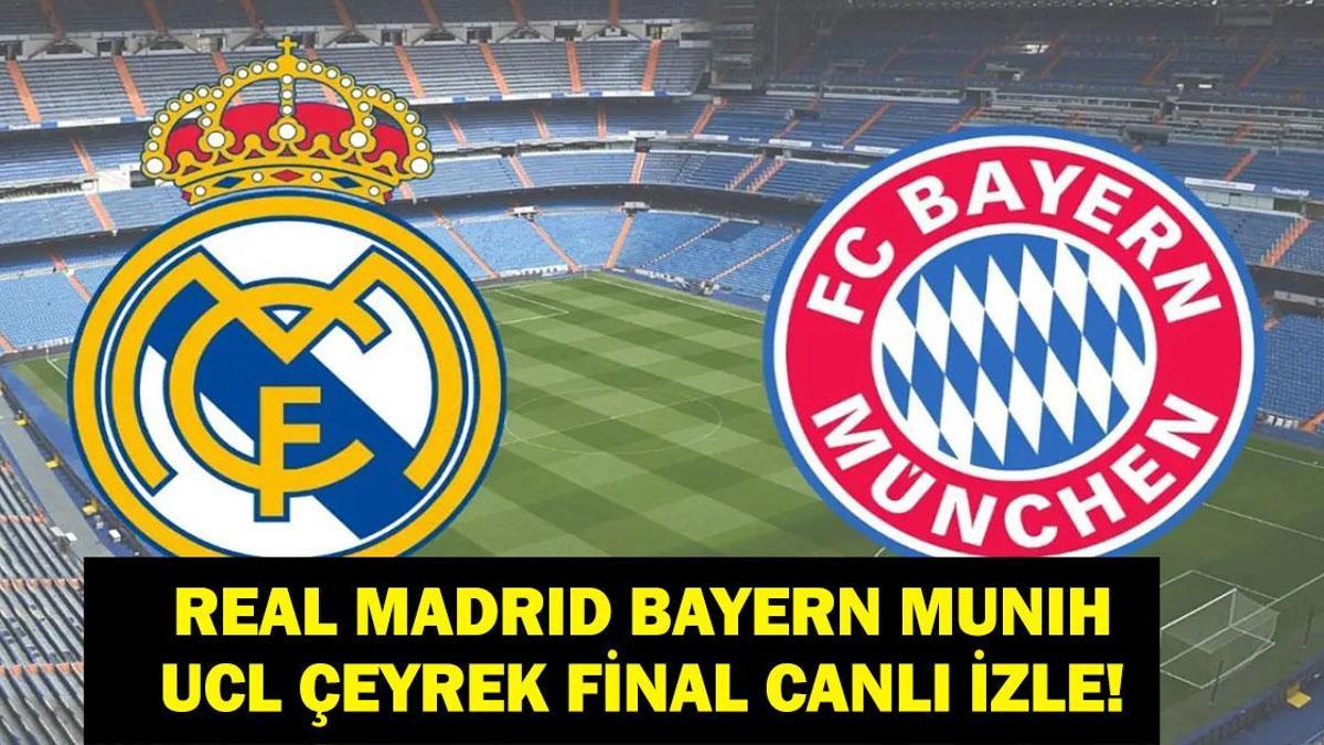 REAL MADRİD BAYERN MÜNİH CANLI İZLE: UEFA Şampiyonlar Ligi Real Madrid Bayern Münih Maçı Saat Kaçta, Hangi Kanalda? Arda Güler Oynayacak Mı? İşte İlk 11'ler