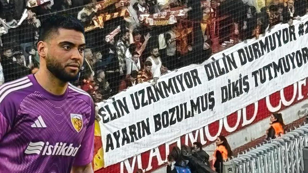 Kayserispor taraftarları, kaleci Bilal'e tepkili: Elin uzamıyor, dilin durmuyor