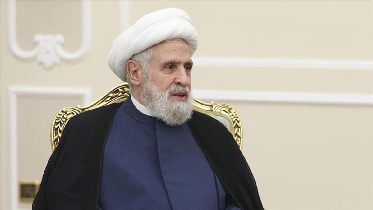 Hizbullah Lideri Kasım’dan Lübnan hükümetine çağrı: "İSRAİL İLE MÜZAKERELERİ REDDEDİN"