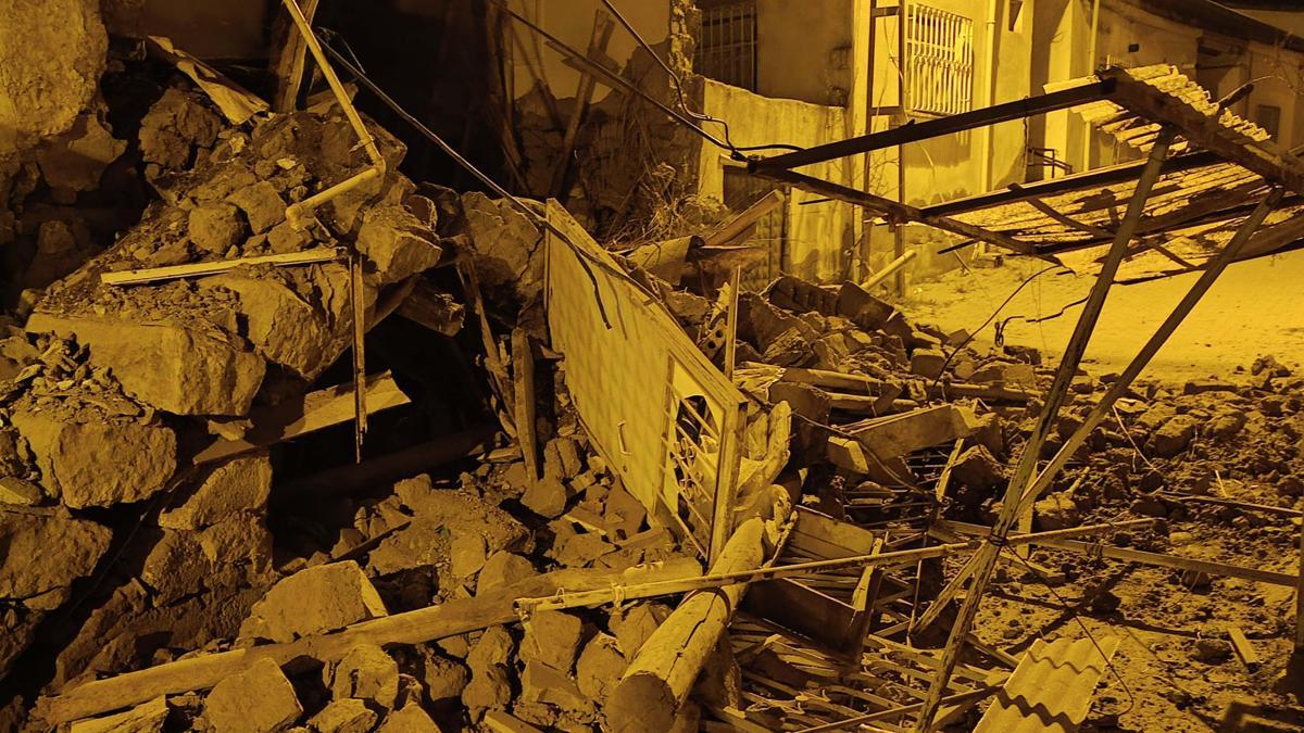 Kayseri’de müstakil ev çöktü; hasar oluştu