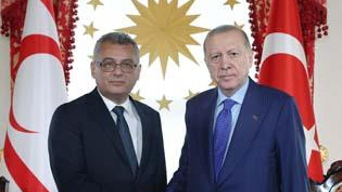 Cumhurbaşkanı Erdoğan, Erhürman ile bir araya geldi