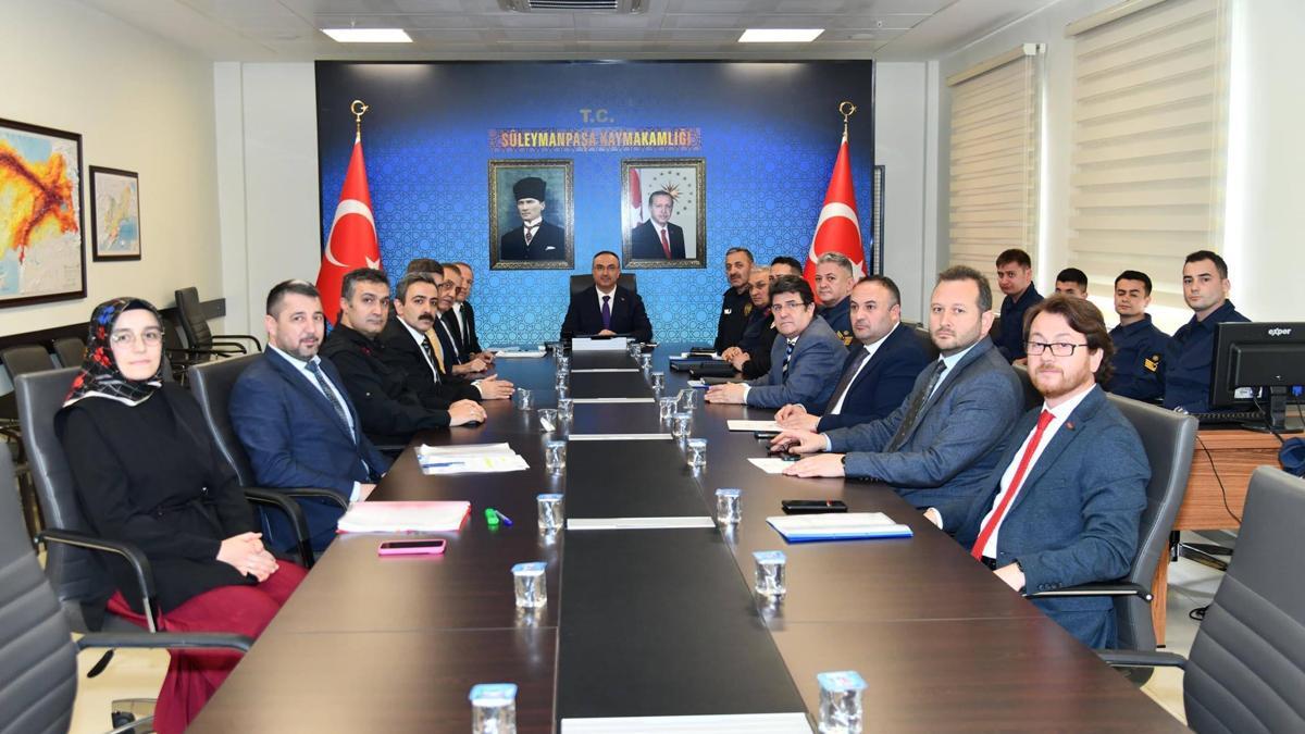 Tekirdağ'da 'plajlarda yaz tedbirleri' masaya yatırıldı