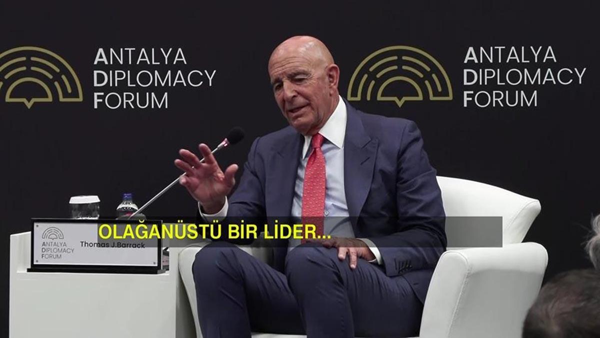 Tom Barrack: Erdoğan olağanüstü bir lider