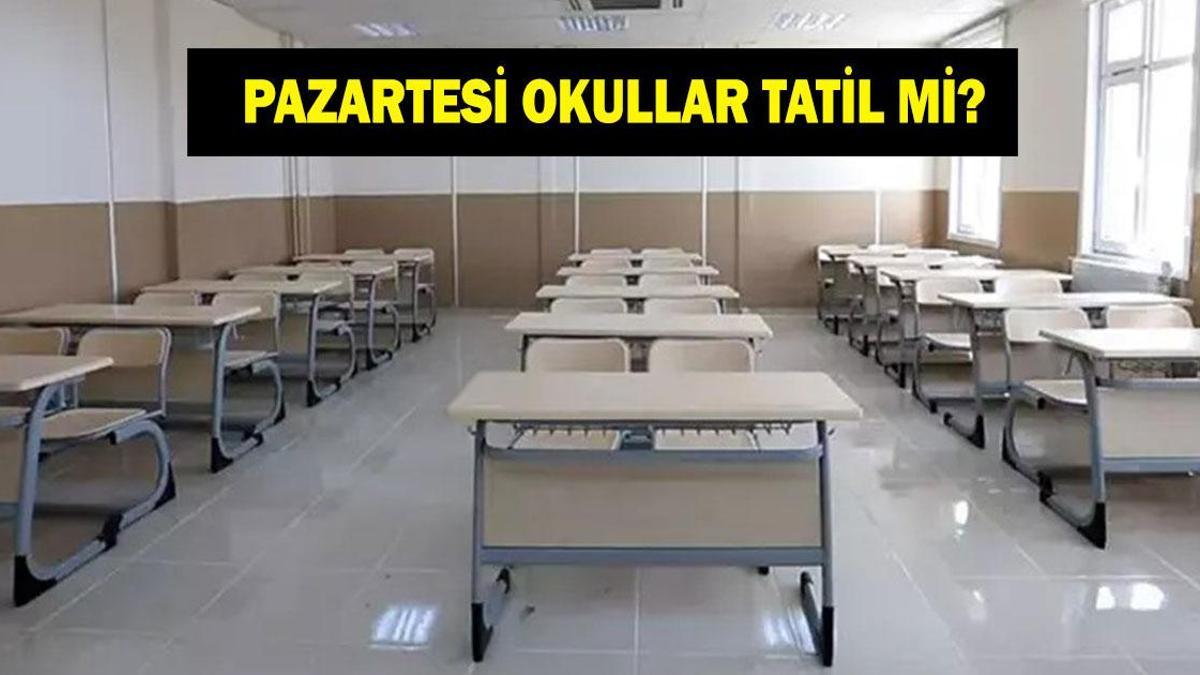 Pazartesi okullar var mı yok mu? 20 Nisan 2026 Pazartesi okullar tatil mi? İstanbul, Ankara, İzmir, Kahramanmaraş, Şanlıurfa'da okullar tatil mi edildi?
