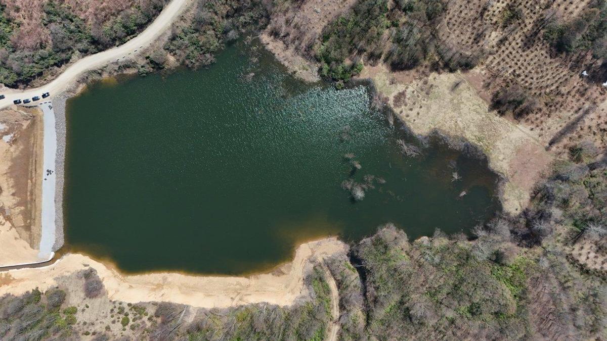 Ordu'da kuraklık riskine karşı yeni gölet yapıldı