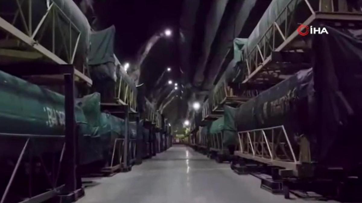 Devrim Muhafızları komutanı video yayınladı: İşte İran'ın yer altı tesisleri