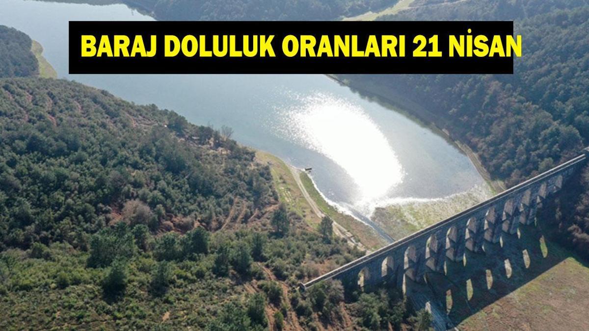 BARAJ DOLULUK ORANLARI 21 NİSAN: İstanbul, Ankara, İzmir, Bursa barajlarında son durum ne? Ömerli, Akyar, Tahtalı baraj doluluk oranları