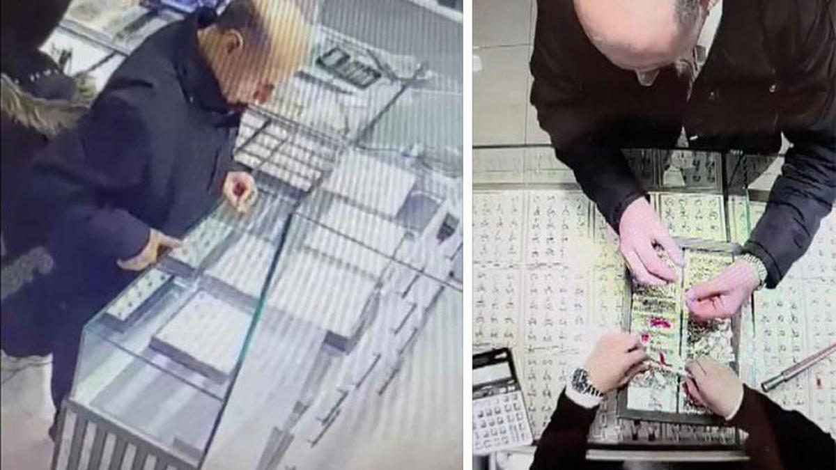 Kuyumculardan ‘deneme’ bahanesiyle yüzük çalan şüpheli yakalandı