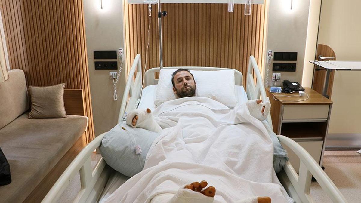 Elektrik akımına kapılmıştı: Doku nakliyle kurtuldu