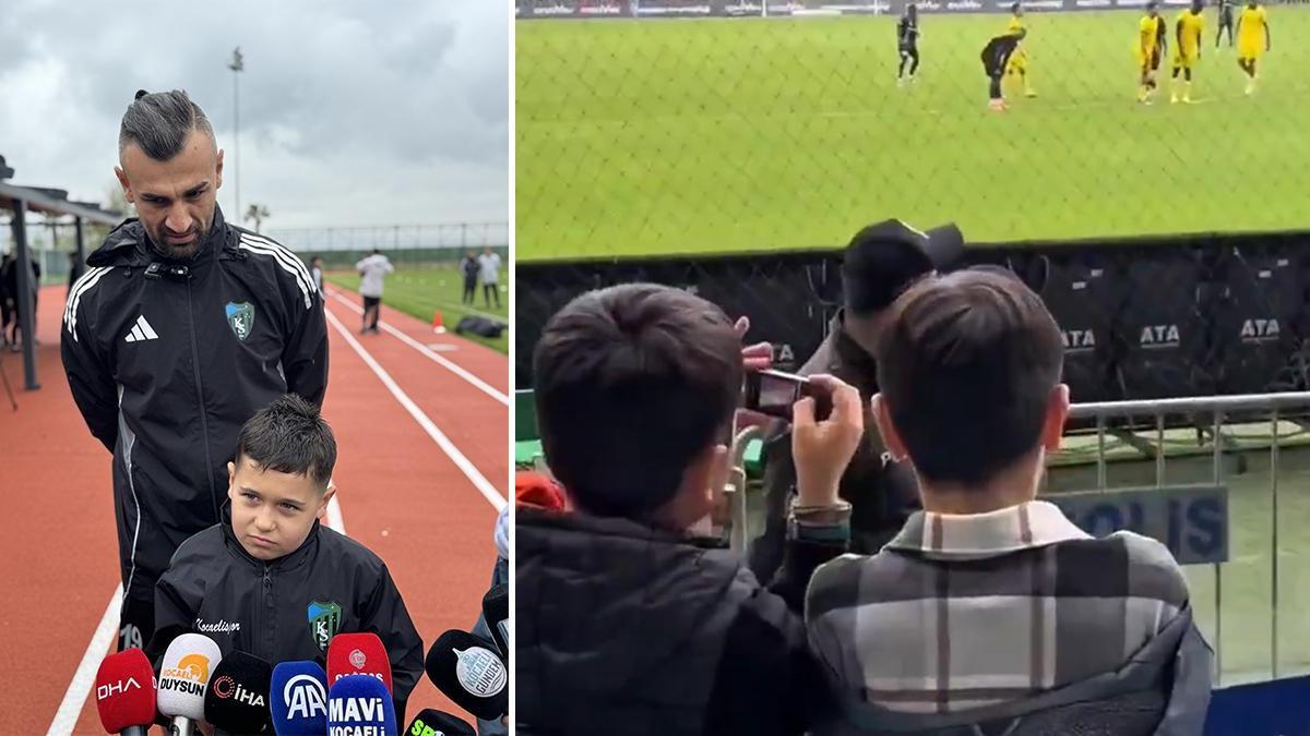 O görüntü gündem olmuştu! Serdar Dursun'dan minik taraftara hediye...