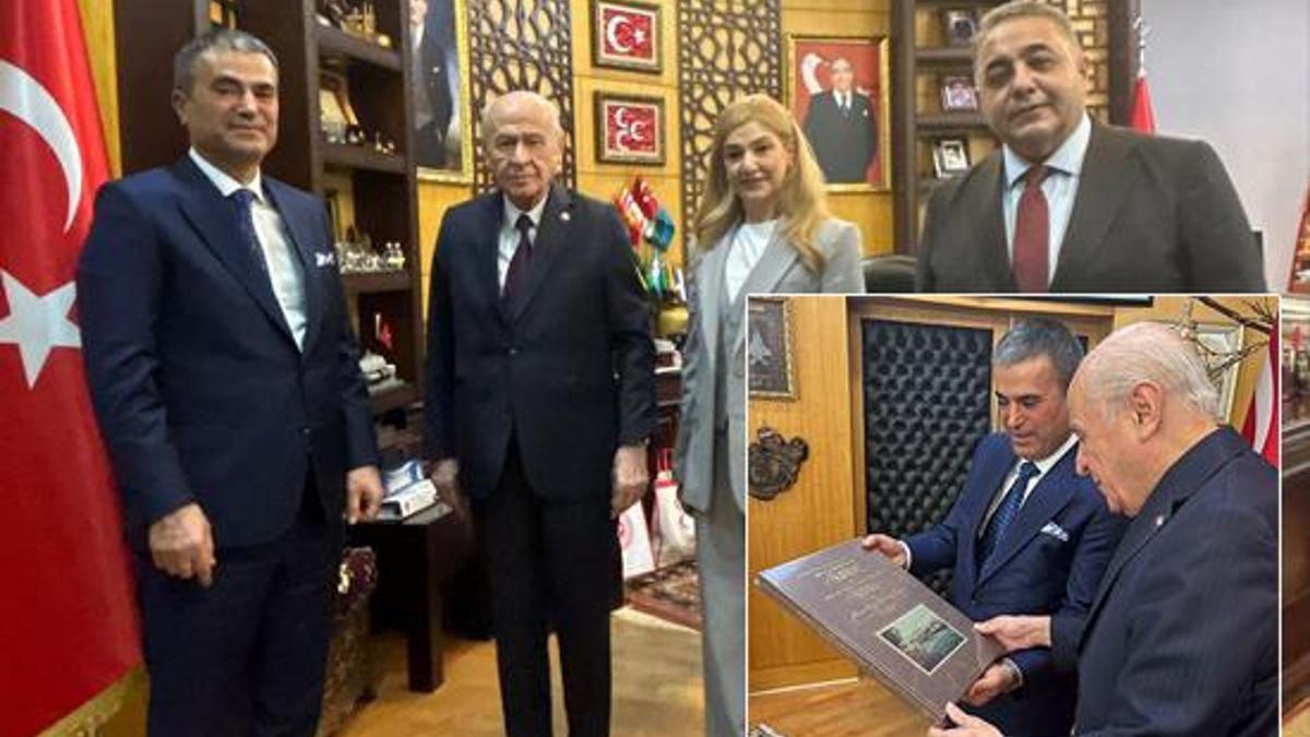 MHP Lideri Devlet Bahçeli Demirören Medya Heyeti'ni kabul etti! Bahçeli'den Türk dizilerine övgü