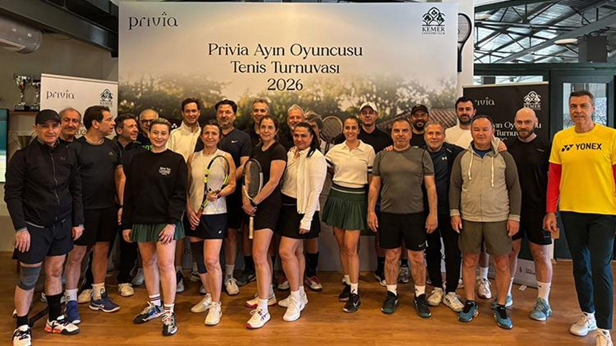 Kemer Country Club’da tenis heyecanı
