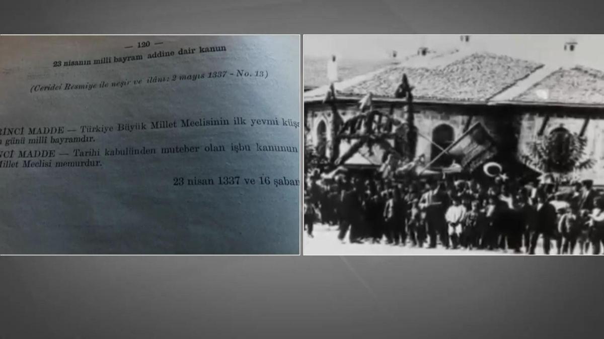 TBMM'de ilk oturuma ait tutanak CNN TÜRK'te