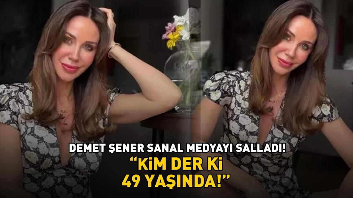 Demet Şener sanal medyayı salladı! Beğeni butonu çöktü: 'Kim der ki 49 yaşında!'