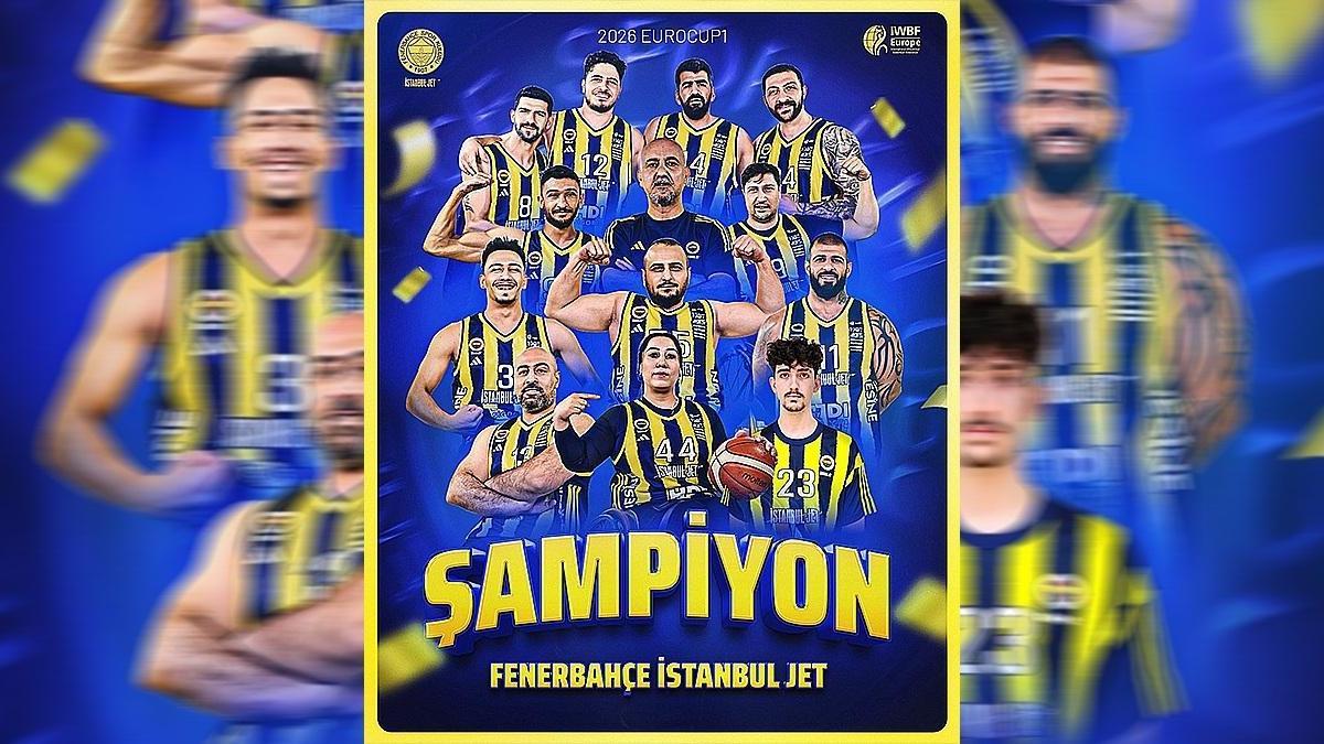 Galatasaray'ı yenen Fenerbahçe, EuroCup 1 Finallerinde şampiyon oldu