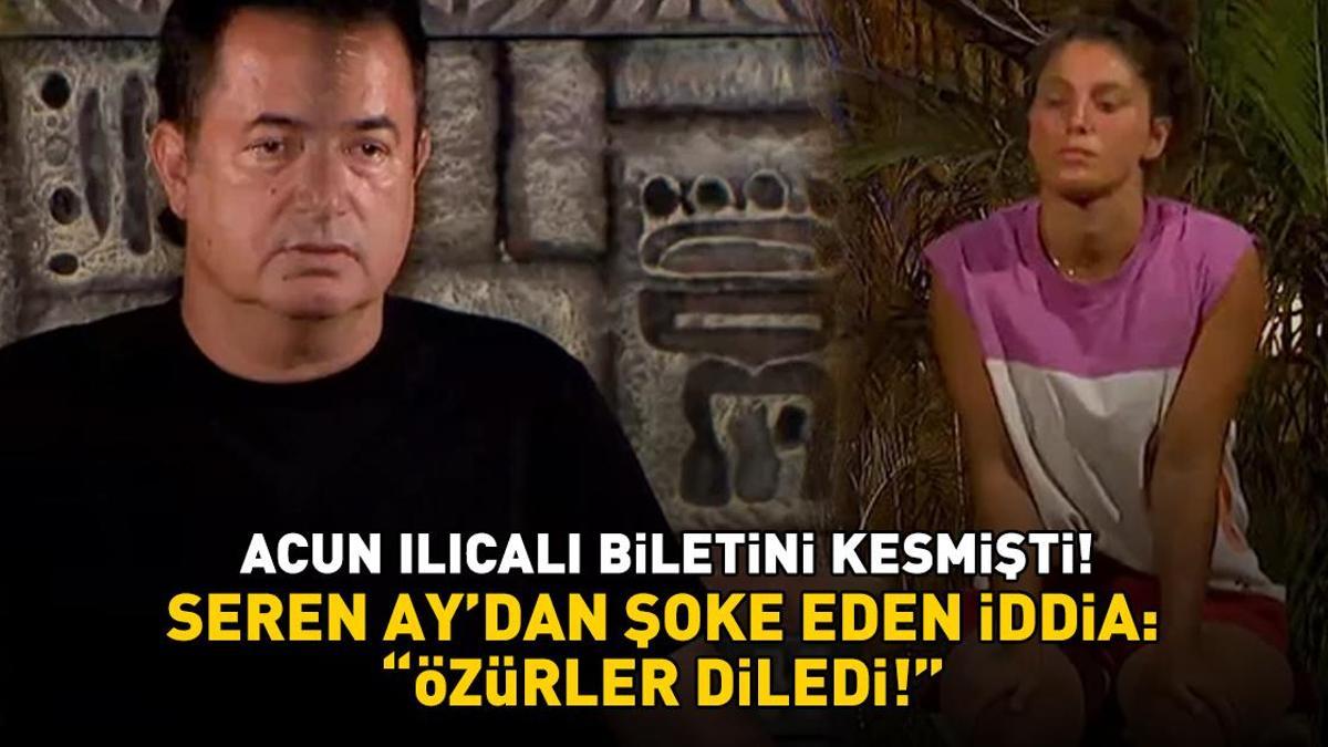Acun Ilıcalı biletini kesmişti! Survivor'dan diskalifiye olan Seren Ay Çetin'den bomba iddia: 'Özürler diledi'