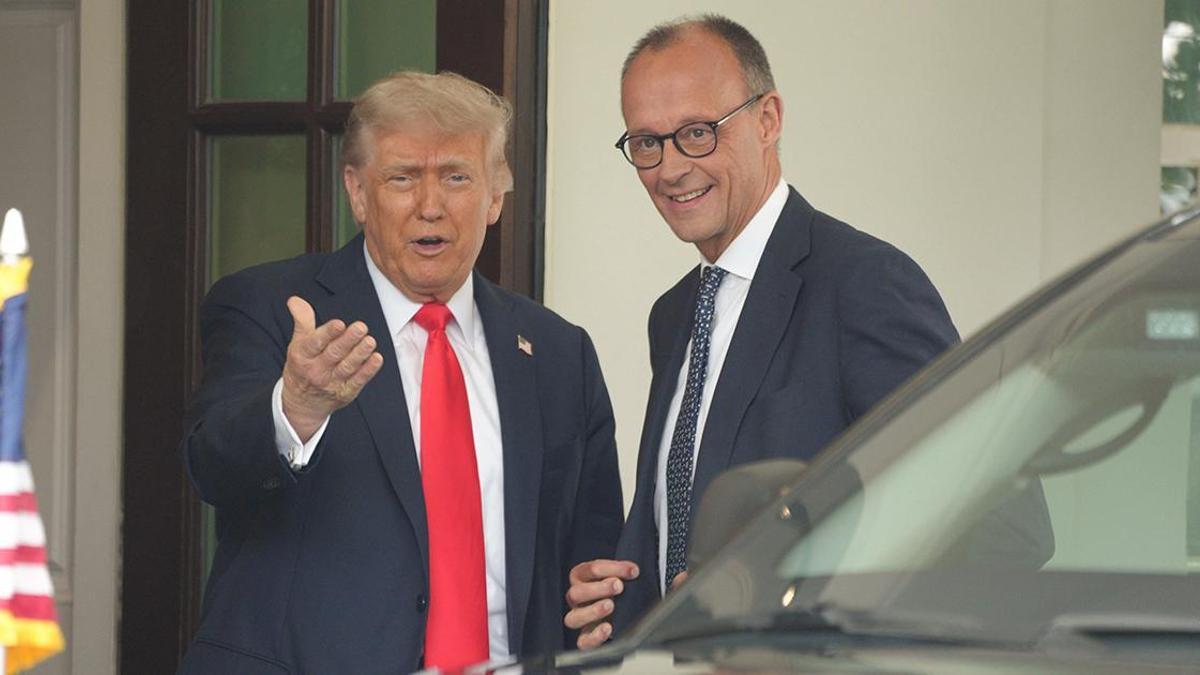 Trump’tan Merz’e: Ne konuştuğunu bilmiyor