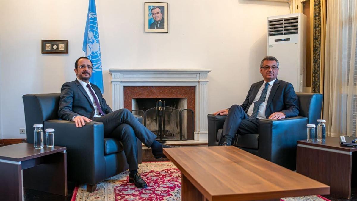 KKTC Cumhurbaşkanı Erhürman ve GKRY lideri Hristodulidis 8 Mayıs'ta görüşecek