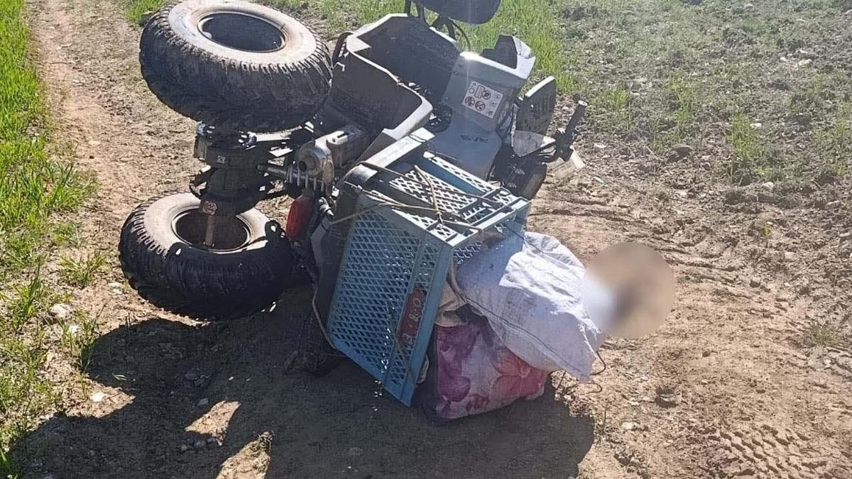 Devrilen ATVnin altında kalan kadın hayatını kaybetti