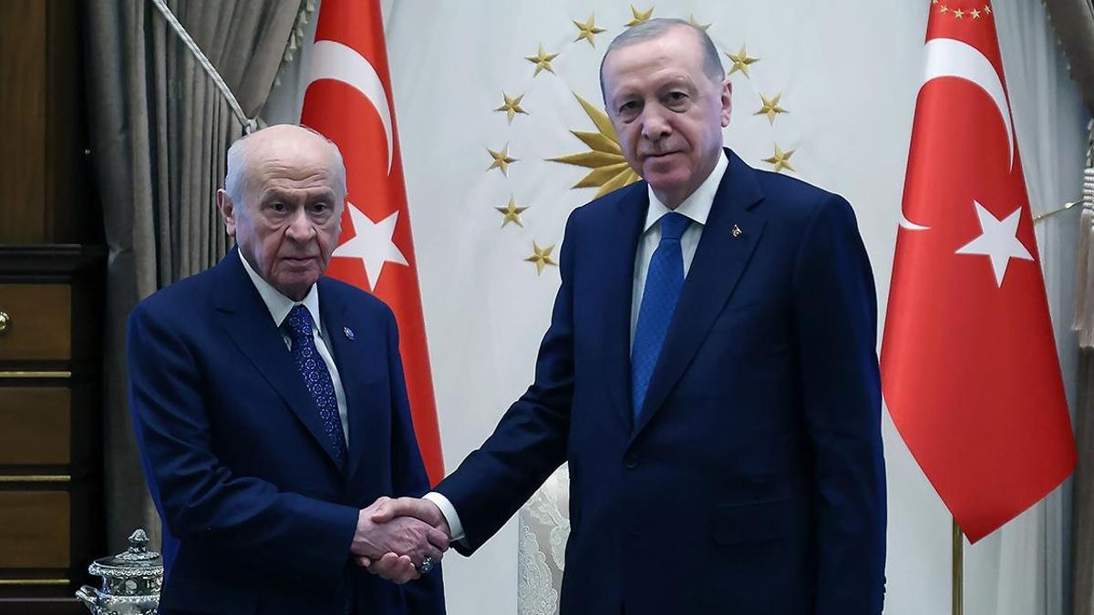 Son dakika: Cumhurbaşkanı Erdoğan-Bahçeli ile görüştü