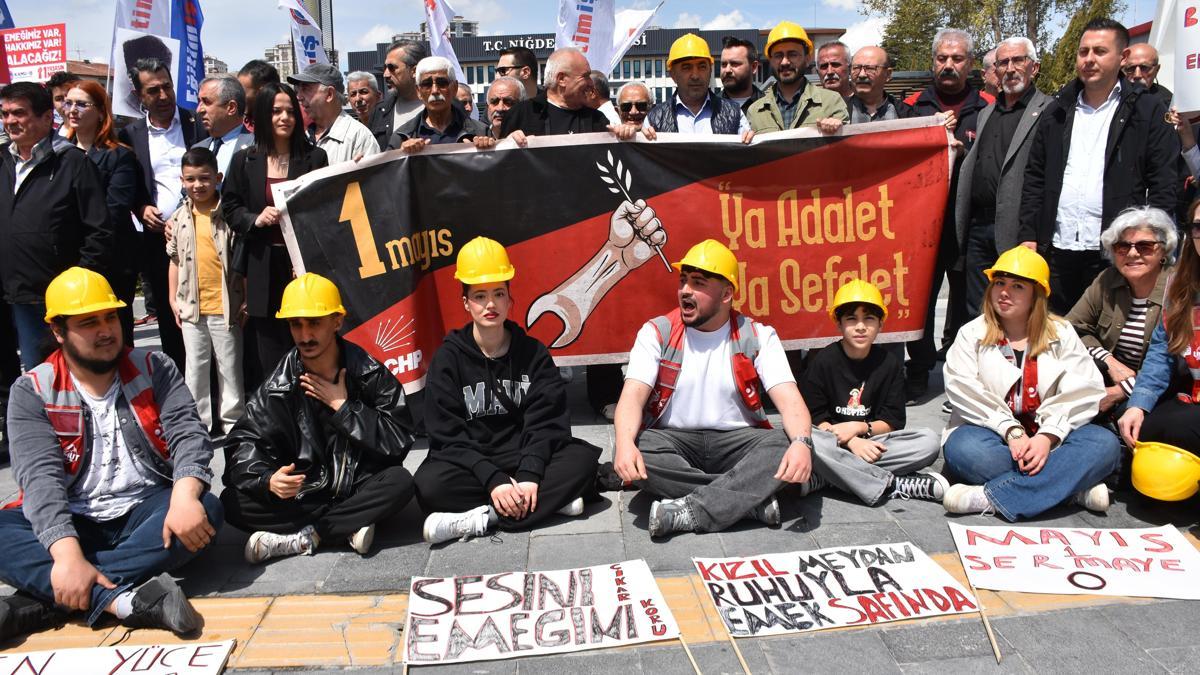 Niğdede 1 Mayıs coşkuyla kutlandı