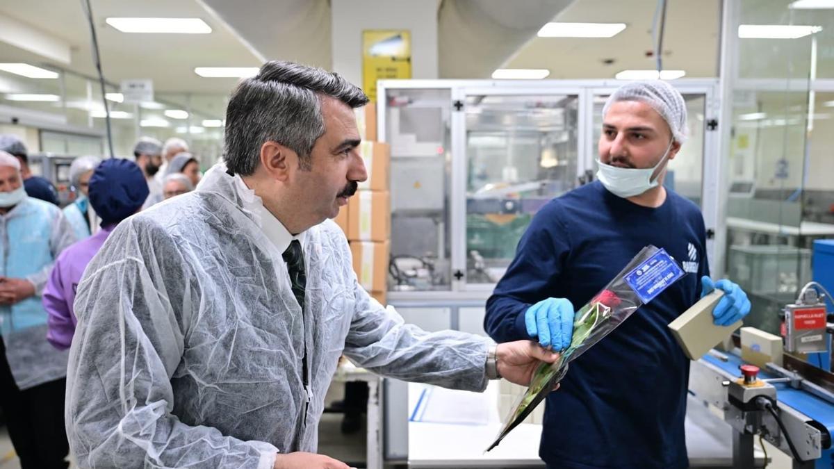 Belediye Başkanı Yılmaz'dan, emekçilere 1 Mayıs ziyareti