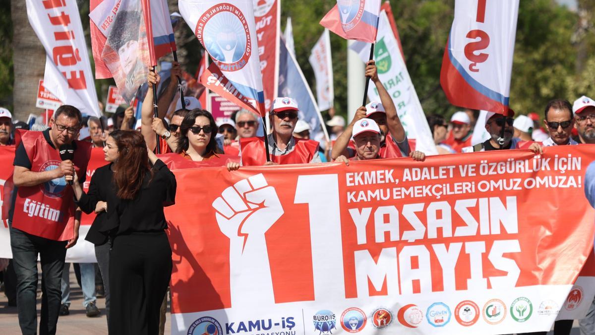Mersin'de '1 Mayıs' coşkusu