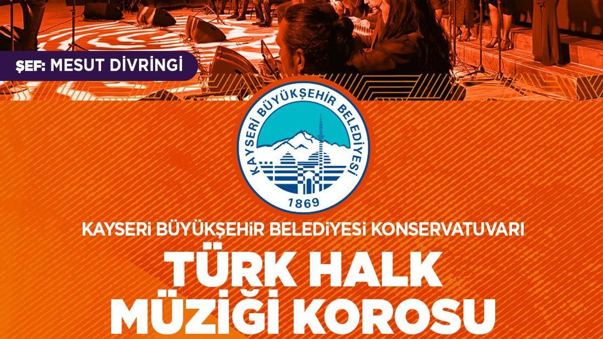 Büyükşehir Konservatuvarından Türk Halk Müziği Korosu konseri