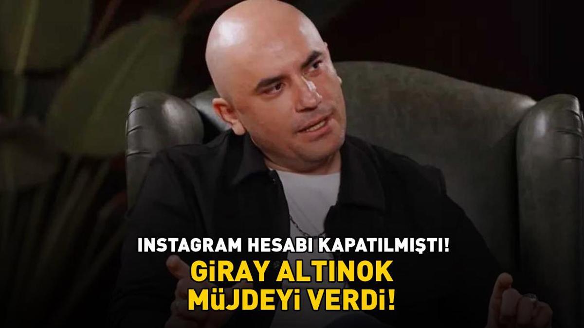 Instagram hesabı kapatılmıştı! The Traitors Türkiye'nin sunucusu Giray Altınok müjdeyi verdi!