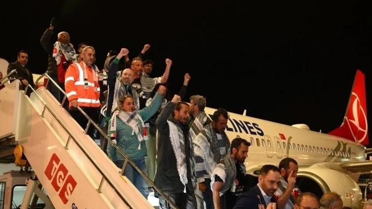 SON DAKİKA | 20 Türk Sumud aktivisti yurda döndü