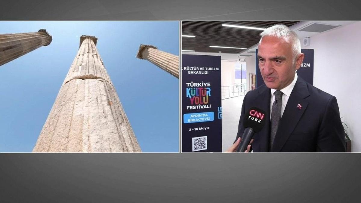 Kültür ve Turizm Bakanı Ersoy CNN TÜRK'te | Kültür Yolu bu kez Aydın'dan geçiyor!