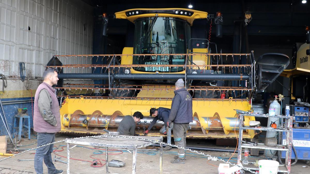Biçerdöverler hasada hazırlanıyor