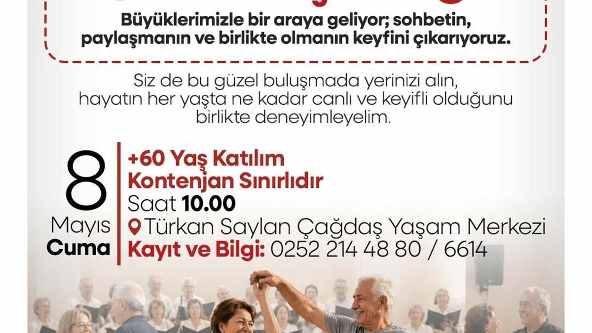 Menteşe'de 60 yaş üstü için bahar şenliği