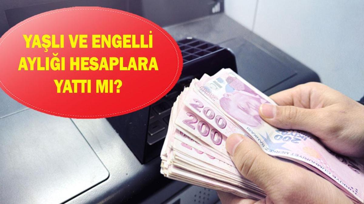 Yaşlı ve engelli maaşı yattı mı? Mayıs 2026 yaşlı ve engelli aylığı ne zaman yatacak?