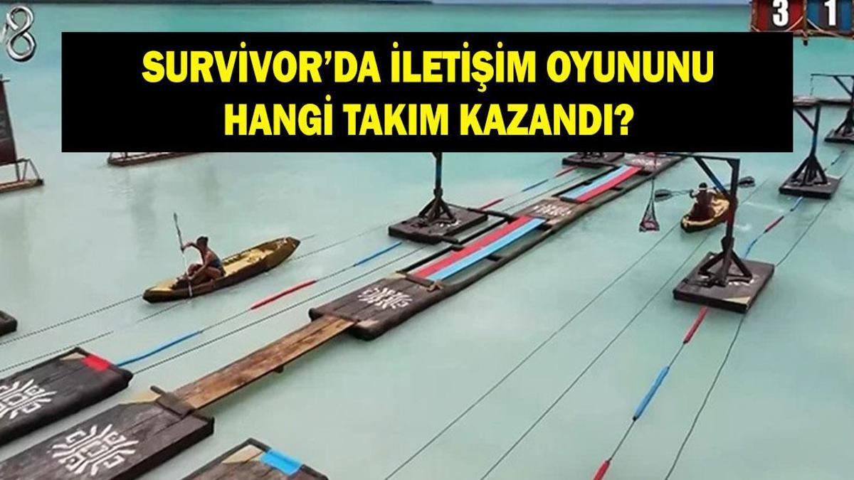 Survivor'da ödül oyununu kim kazandı? 6 Mayıs Survivor ödül oynu kazananı hangi takım oldu?