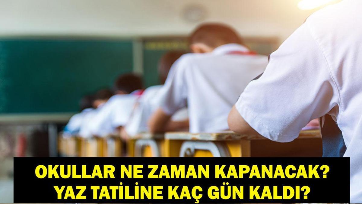 OKULLAR NE ZAMAN KAPANIYOR 2026? Yaz Tatiline Kaç Gün Kaldı? MEB 2025-2026 Okul Takvimi