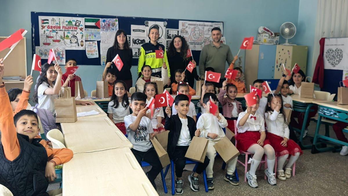 Diyarbakırda 97 öğrenciye trafik eğitimi